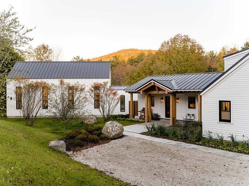 14 Architectural Styles Likely To Feel Dated In New Hampshire By 2030 - Decor Hint Faux Farmhouse: Barn Doors To Nowhere