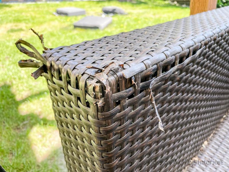Avoid Wicker With Significant Damage