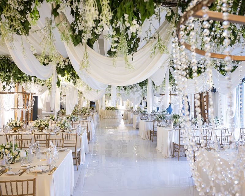11 Buffet Tables For A Dinner Experience Like No Other - Decor Hint Suspended Aerial Buffet