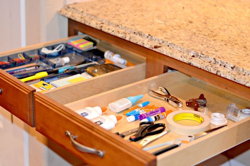 12 Kitchen Eyesores Designers Can't Stand (And 10 Features They Actually Love) - Decor Hint Desk Areas That Become Dumping Grounds