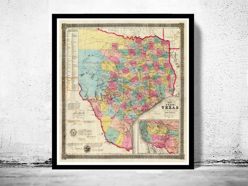12 Must-Have Home Items To Hunt For At Texas Thrift Stores - Decor Hint Vintage Texas Maps