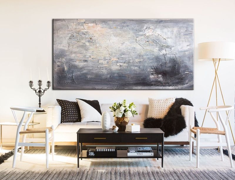 Small Living Room Trends: 9 Items Out, 9 Stylish Alternatives In - Decor Hint Single Large Art Pieces