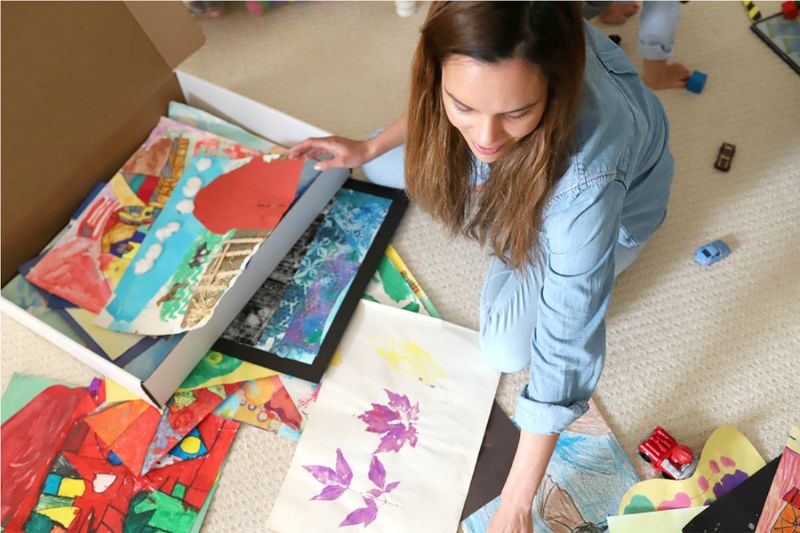 19 Things I Quit Doing That Instantly Made My Home Tidier And Inviting - Decor Hint Saving Every Child's Artwork