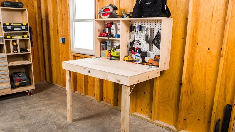 Mount A Fold-Down Workbench