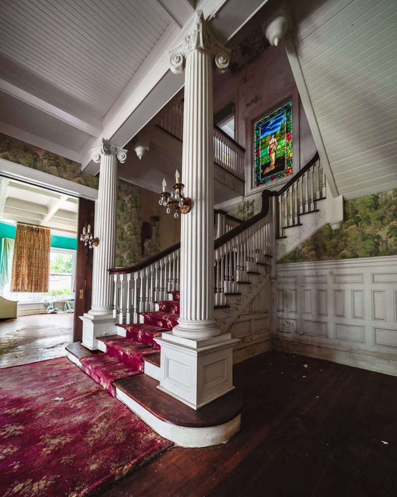 Inside Alabama's Forgotten Mansion Overflowing With Antique Treasures - Decor Hint Grand Staircase Whispering Tales of Southern Balls