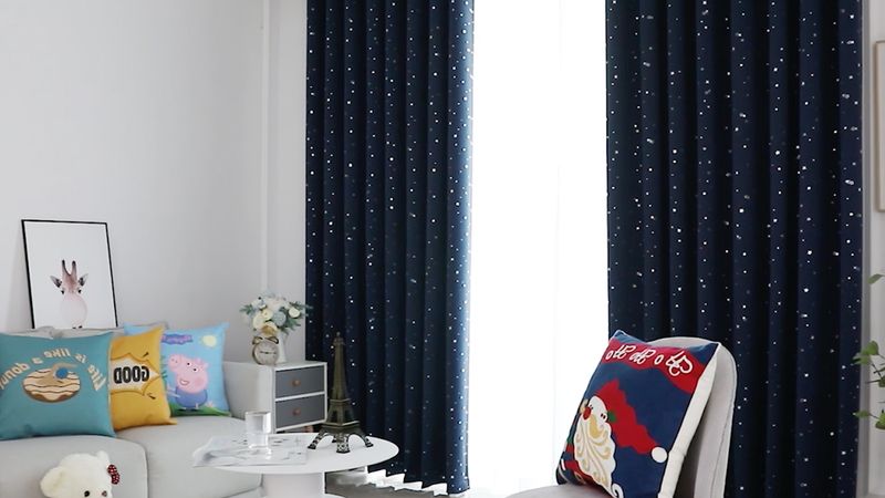 7 Curtain Colors Designers Say Are Officially Out Of Style In 2025 Projects + 7 They're Replacing Them With - Decor Hint Out: Navy Blue Block-Out Curtains