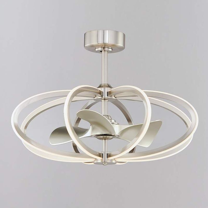 10 Reasons Fandeliers Are The Hottest Hybrid Lighting Trend Today - Decor Hint Sleek Modern Finishes