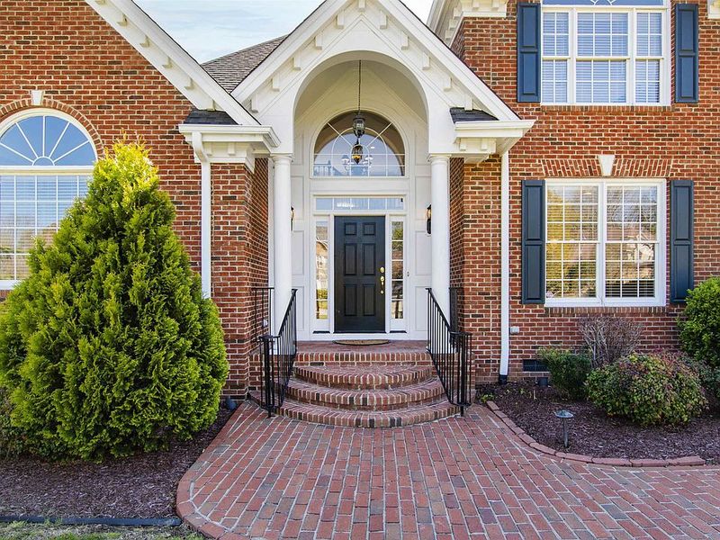 13 Timeless Exterior Designs Inspired By Durham's Historic Neighborhoods - Decor Hint Wide Front Steps with Brick Risers