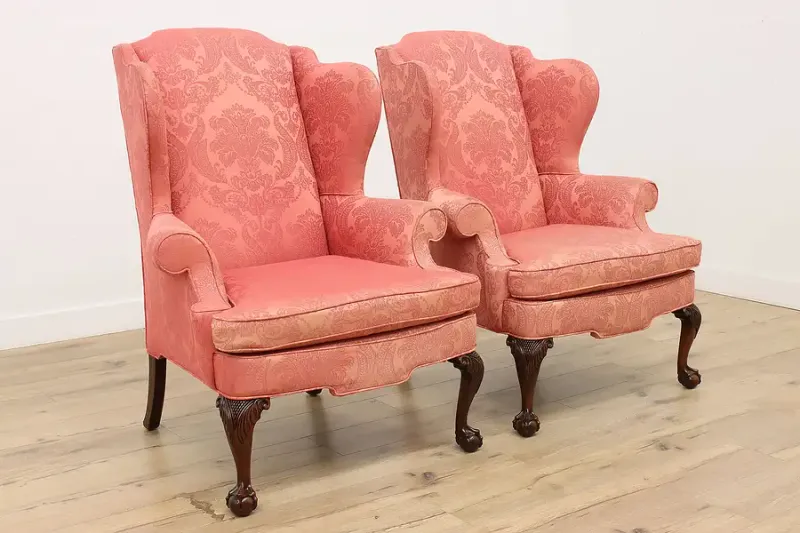 Overstuffed Wingback Chairs