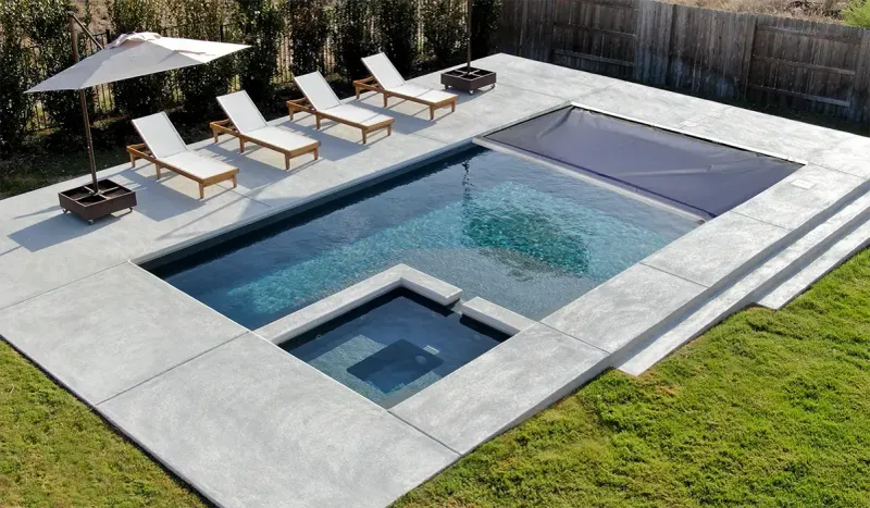 37 Stylish Poolside Designs That Make Everyday Feel Like Vacation - Decor Hint Transparent Pool Cover