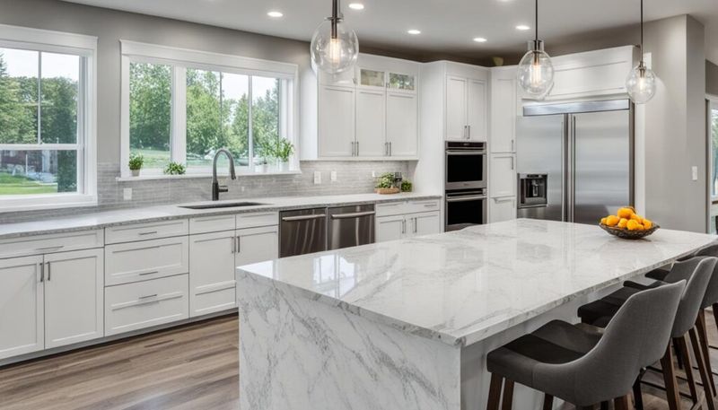 Pure White Countertops