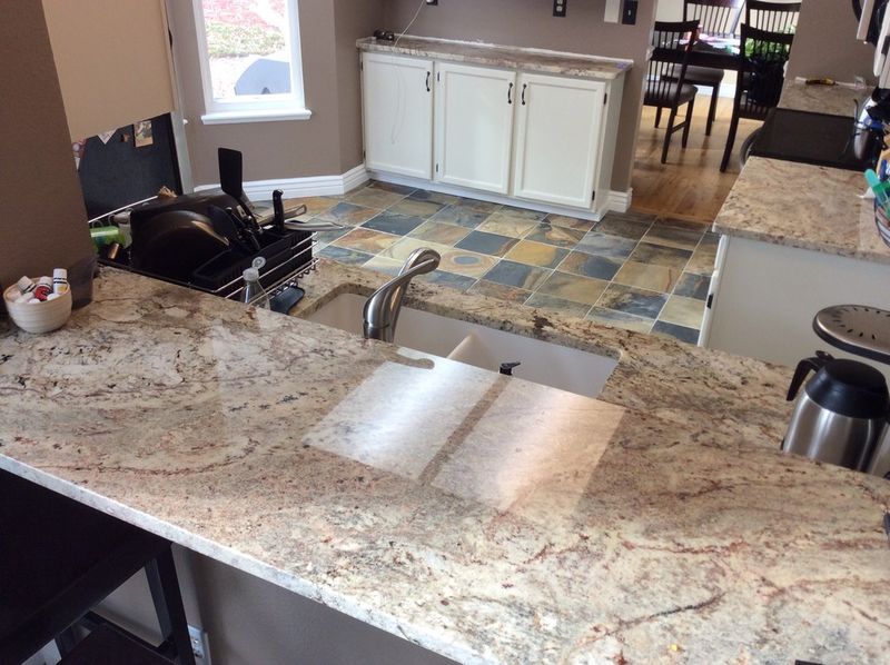 According To Experts 10 Things Hurting Your Illinois Kitchen's Style (And 10 That Help) - Decor Hint Busy Granite Countertops (hurting)