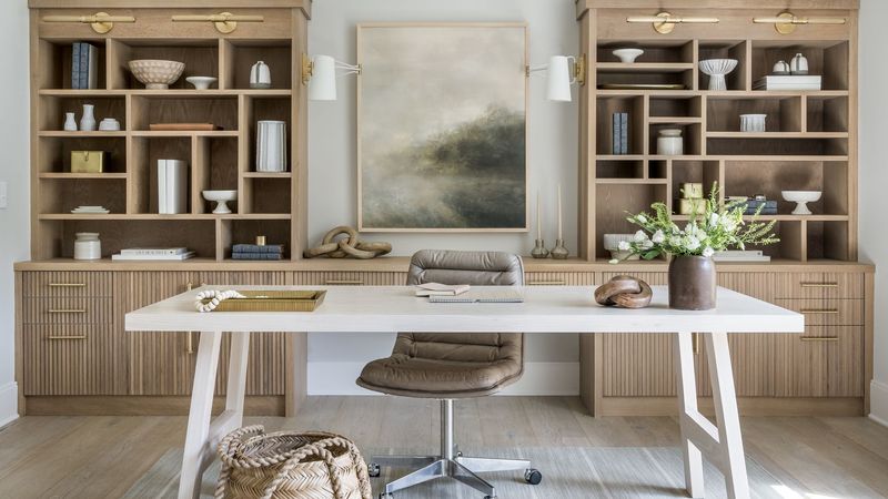 18 Desk Setup Tips For Better Work-Life Balance - Decor Hint Use a Desk with Built-In Storage
