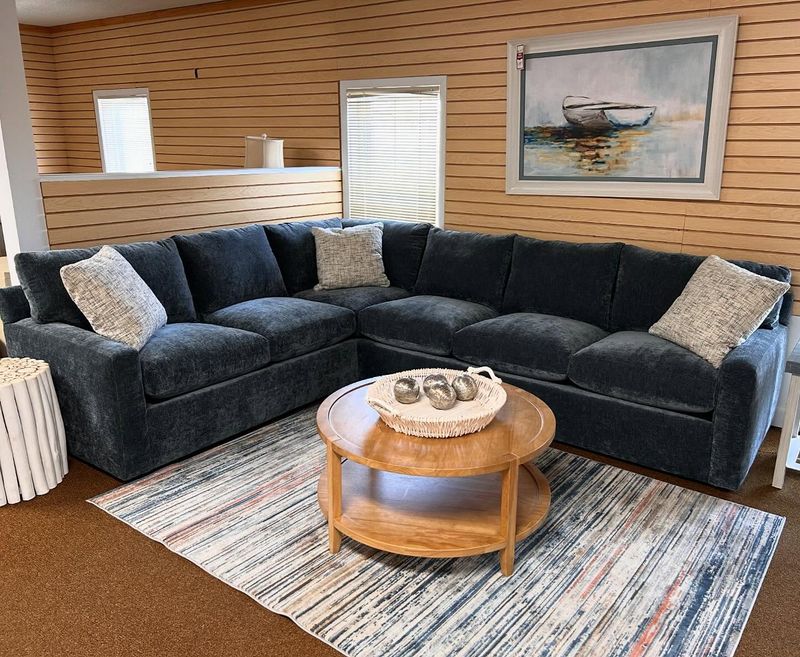 7 Sofa Colors Aging Your Wisconsin Living Room (And 9 Stylish Swaps You'll Love) - Decor Hint Denim Blue