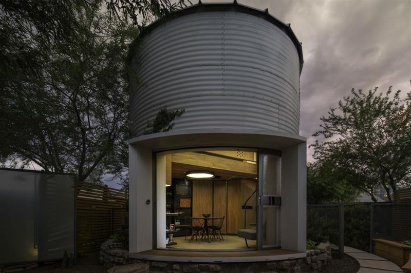 Converted Grain Silo Home