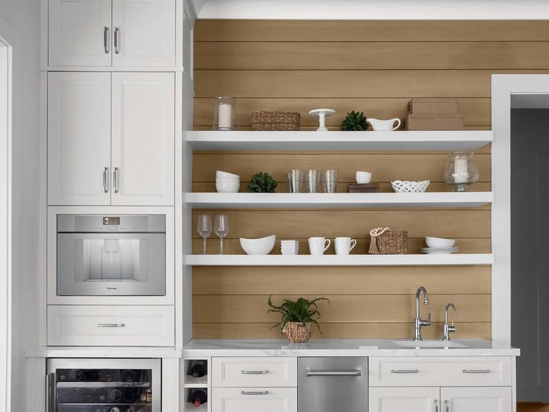 10 Items That Make Your Kitchen Look Cheap (Plus 10 That Do The Complete Opposite), According To Designers - Decor Hint Open Shelving with Curated Items
