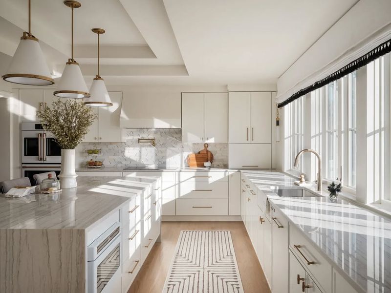 8 Kitchen Colors That Are Coming Back In 2025 And 10 That Are Already Trending - Decor Hint Warm White (Currently Trending)