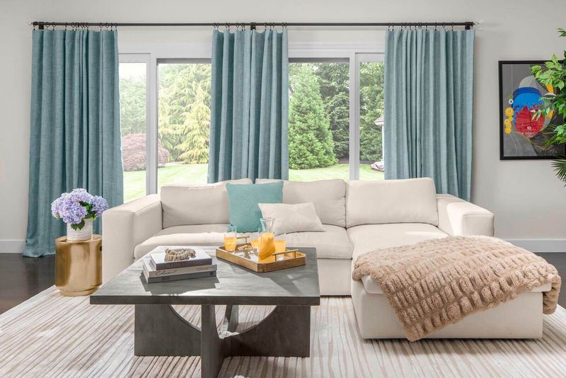 7 Curtain Colors Designers Say Are Officially Out Of Style In 2025 Projects + 7 They're Replacing Them With - Decor Hint In: Misty Blue And Seafoam