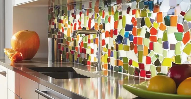 10 Dated Backsplash Trends And 10 Timeless Options They Should Be Exchanged With - Decor Hint Dated: Busy Mosaic Patterns