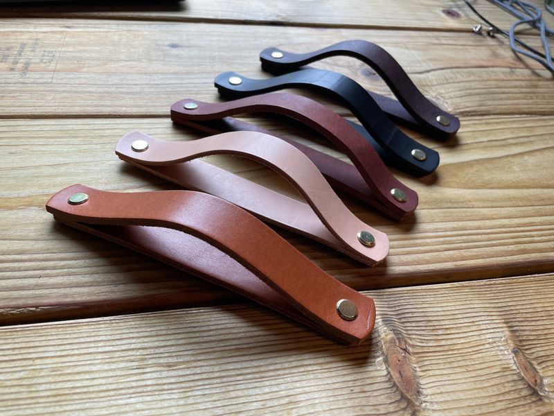 Simple Weekend DIY Ideas Catching On In Illinois - Decor Hint Leather-Wrapped Cabinet Handles