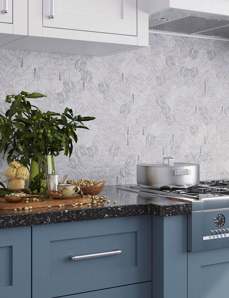 Add Peel-and-Stick Backsplash Tiles