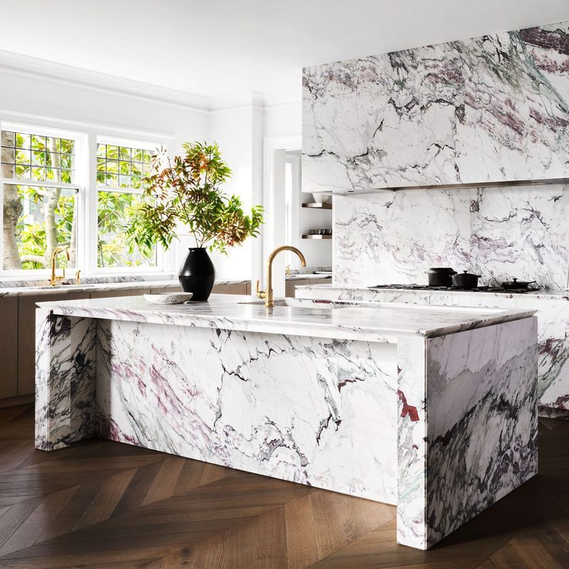 24 Clever Upgrades Designers Swear By For A High-End Kitchen Vibe - Decor Hint Waterfall Countertop Edges