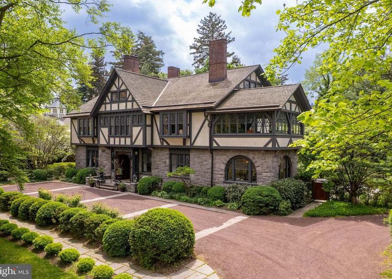 Stone Tudor Home in Princeton