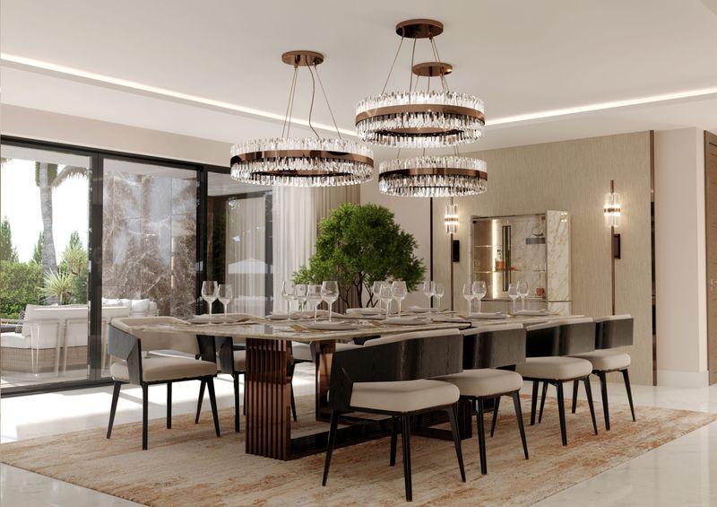11 Dining Room Ideas Bringing Southern Charm Back To Georgia Interiors - Decor Hint Crystal Chandeliers with Modern Twists