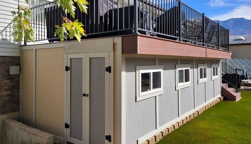14 Clever Storage Tricks For Cleaning Up Your Backyard - Decor Hint Under-Deck Storage