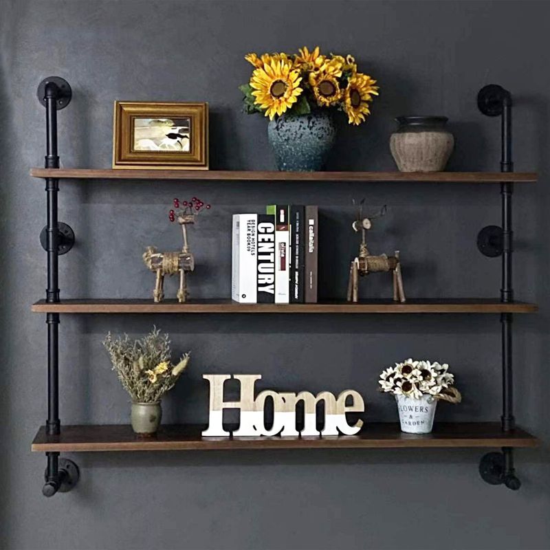Modern Home Elements Buyers Are Moving Away From 17 To Rethink - Decor Hint Heavy industrial pipe shelving