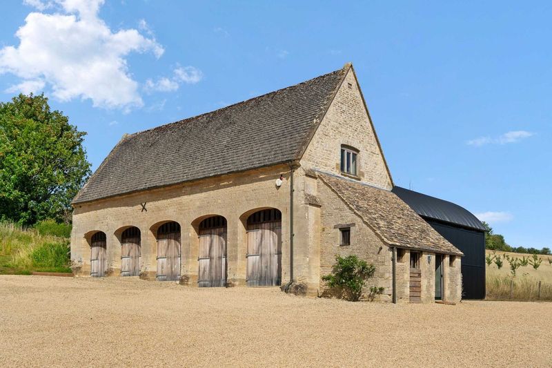 A Separate Barn Turned Stylish Guest House With Rustic Refinement