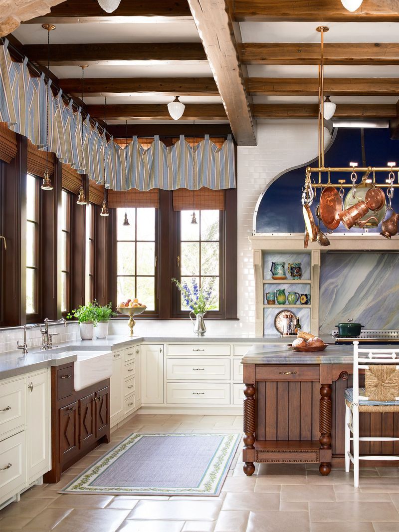 32 Things In Your Kitchen Illinois Designers Believe Diminish Your Home's Elegance - Decor Hint Ruffled Curtains