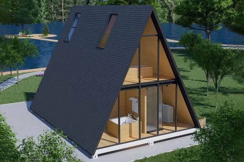 A-Frame Prefab Tiny Home