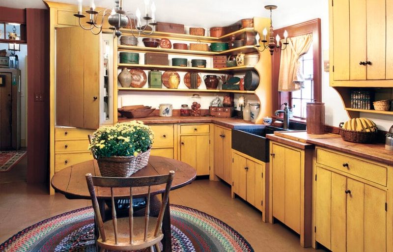 These Vintage Pieces In Atlanta Homes Show Just How Long Pennsylvania Style Lasts - Decor Hint Handcrafted Shaker Cabinets