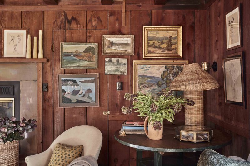 Dark Wood Paneling