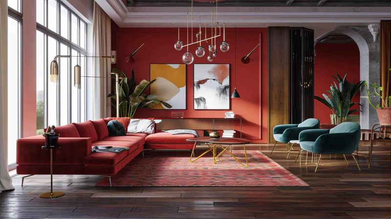 Fire Engine Red That Turns Rooms Into Infernos