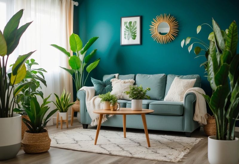 22 Living Room Features That Are Super Outdated, According To Designers - Decor Hint Fake Plants Collecting Dust