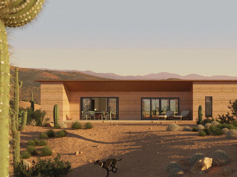 11 Stylish Desert-Ready Exterior Design Ideas Inspired By California Homes - Decor Hint Recycled And Locally-Sourced Materials