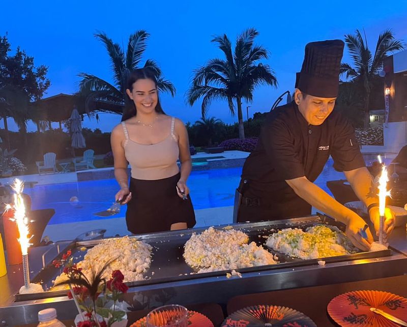 11 Buffet Tables For A Dinner Experience Like No Other - Decor Hint Interactive Hibachi Station