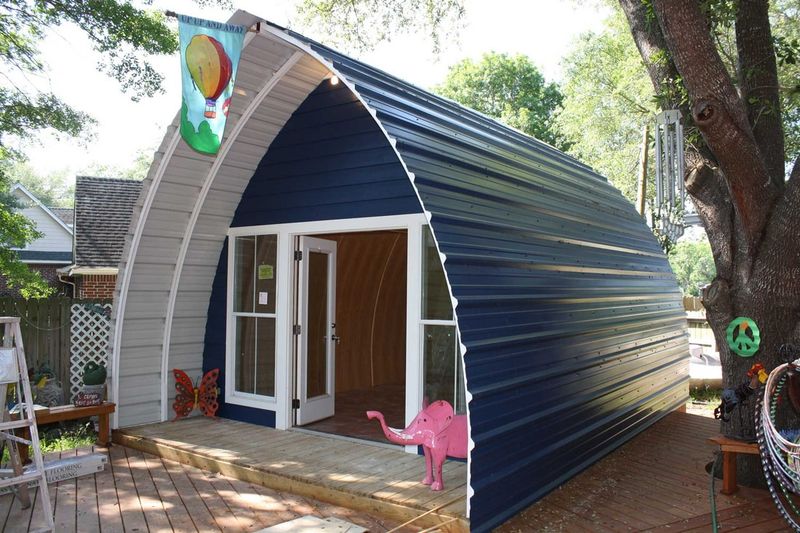 22 Coolest Tiny Homes On Wheels Cruising Around Texas - Decor Hint Rustic A-Frame Tiny