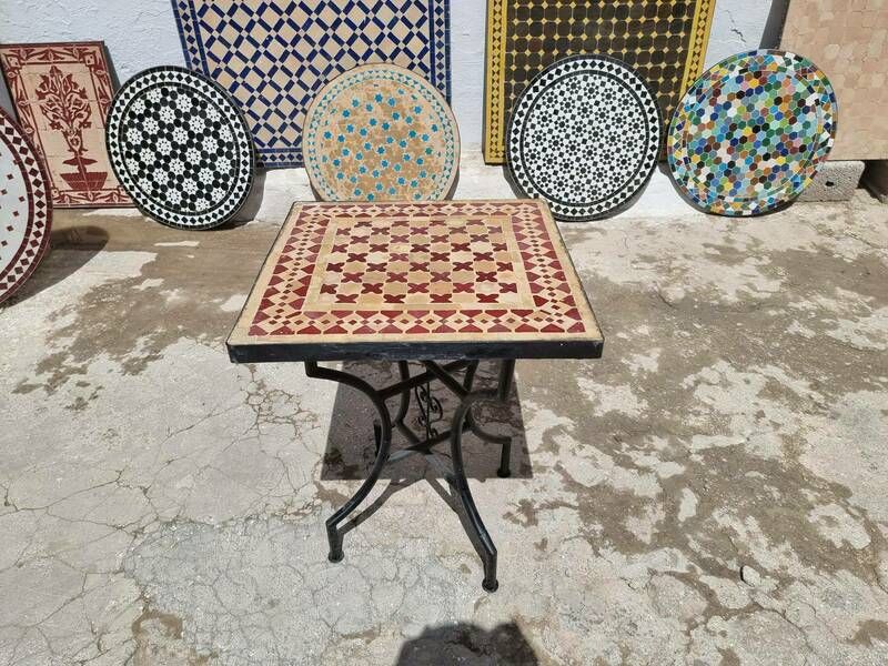 Boho Style Is Here To Stay And These 9 Furniture Picks Capture The Eclectic Look - Decor Hint Mosaic-Topped Side Table