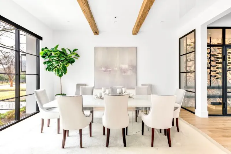 Rarely used formal dining rooms