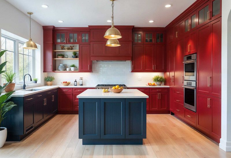 14 Kitchen Colors Going Out Of Style In Phoenix Homes (And 4 That Left Long Ago) - Decor Hint Cherry Red