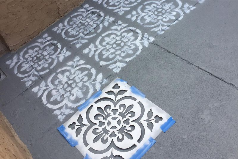 Painted Concrete Floor