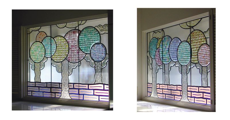 10 Vintage Touches In Eugene Homes That Are Back In Style And 2 That Never Left - Decor Hint Stained Glass Casts Colorful Light