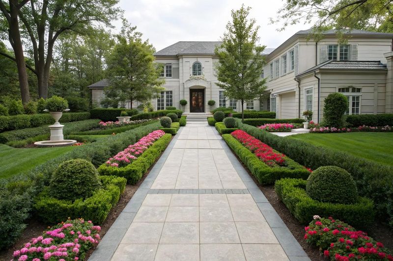 Landscaping That’s Almost Too Symmetrical