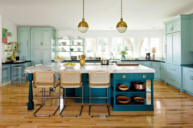 7 Kitchen Colors Designers Say You Should Try In McDonough Homes And 4 More Gorgeous Picks For Southern Charm - Decor Hint Deep Teal