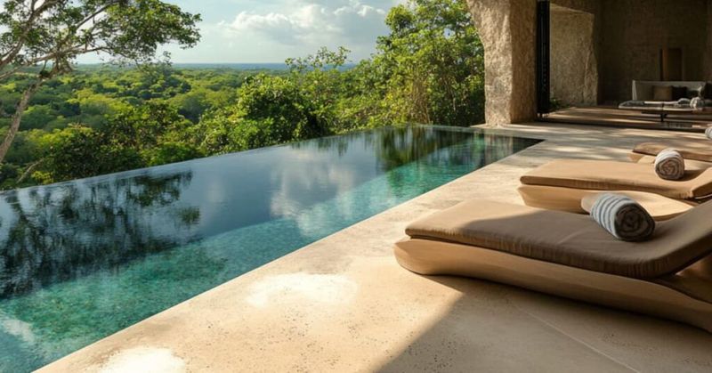 37 Stylish Poolside Designs That Make Everyday Feel Like Vacation - Decor Hint Zero-Edge Infinity Pool Design
