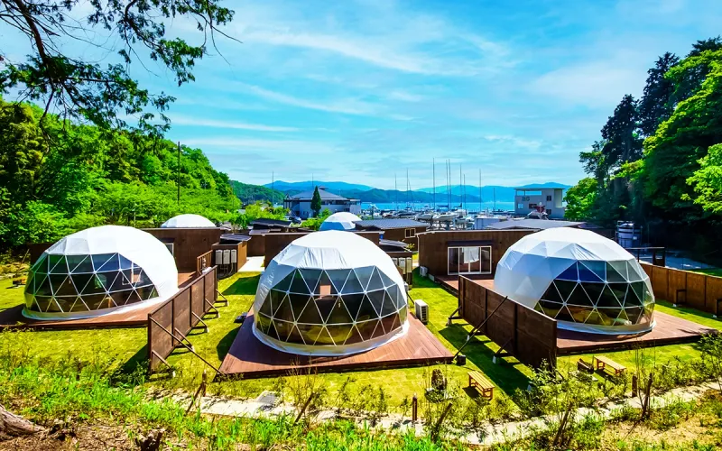 Geodesic Domes: Futuristic Portable Shelters
