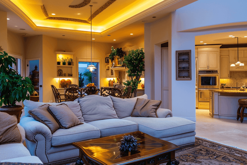 8 Home Staging Hacks Fuquay-Varina Realtors Swear By For Last-Minute Makeovers - Decor Hint Add Strategic Lighting For Warmth